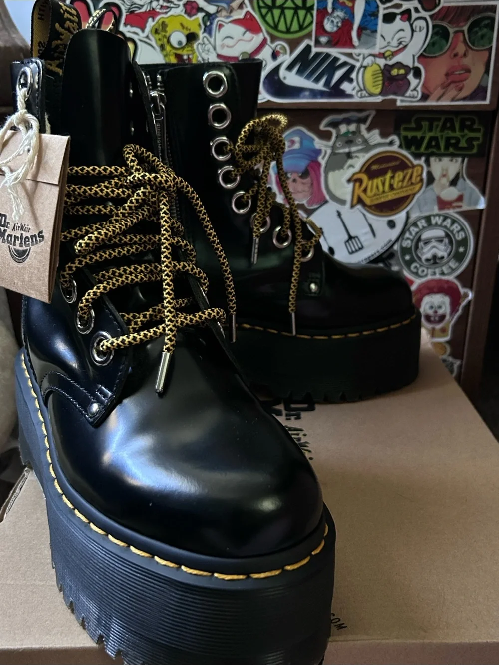 Dr.Martens Jadon Max Platform Boots Women’s Size 5 - New with Box